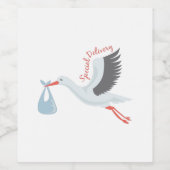 Étiquette Pour Bouteilles De Vin Livraison spéciale (Étiquettes simples)