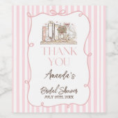 Étiquette Pour Bouteilles De Vin Livre d'histoires (Étiquettes simples)