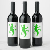 Étiquette Pour Bouteilles De Vin Lizard du sud-ouest (Bouteilles)