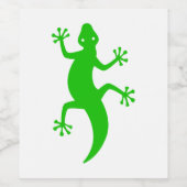 Étiquette Pour Bouteilles De Vin Lizard du sud-ouest (Étiquettes simples)