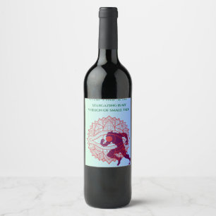 Étiquette Pour Bouteilles De Vin L'observation des étoiles est ma version des conve