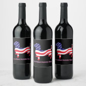 Étiquette Pour Bouteilles De Vin L'original Patriotic Weiner (Bouteilles)