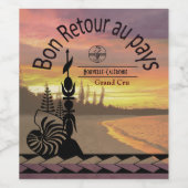 Étiquette Pour Bouteilles De Vin lot d'hiver (Étiquettes simples)