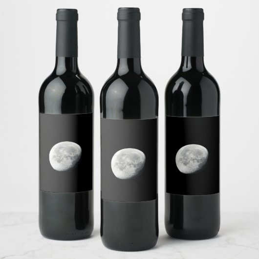 ÉTIQUETTE POUR BOUTEILLES DE VIN LUNE (Bouteilles)