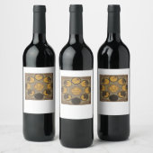 Étiquette Pour Bouteilles De Vin Lune Whimsigoth Classique (Bouteilles)