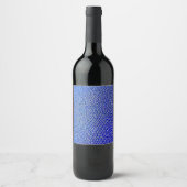 Étiquette Pour Bouteilles De Vin "Maille quantique" (Devant)