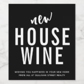 Étiquette Pour Bouteilles De Vin Maison neuve (Étiquettes simples)