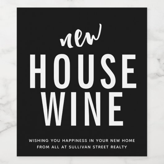 Étiquette Pour Bouteilles De Vin Maison neuve (Étiquettes simples)