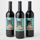 Étiquette Pour Bouteilles De Vin mangeur de nouilles (Bouteilles)