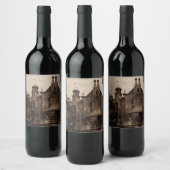 Étiquette Pour Bouteilles De Vin Mansion hantée (Bouteilles)