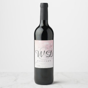 Étiquette Pour Bouteilles De Vin Marbre de luxe personnalisé