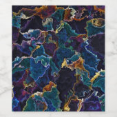 Étiquette Pour Bouteilles De Vin Marche à huile (Étiquettes simples)