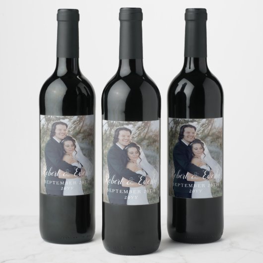 Étiquette Pour Bouteilles De Vin Mariage (Bouteilles)