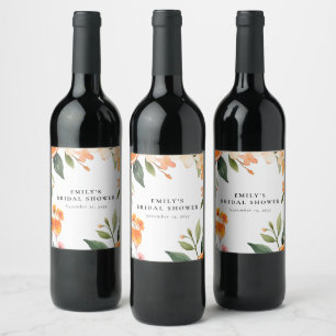 Étiquette Pour Bouteilles De Vin Mariage Aperol Spritz Aquarelle pour EVJF