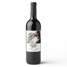 Mariage de Merci photo personnalisé