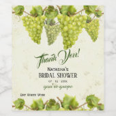 Étiquette Pour Bouteilles De Vin Mariage de vignes (Étiquettes simples)