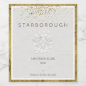 Étiquette Pour Bouteilles De Vin Mariage White Haven (Étiquettes simples)