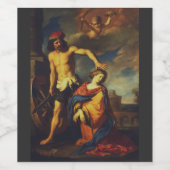 Étiquette Pour Bouteilles De Vin Martyre de Sainte-Catherine (Étiquettes simples)