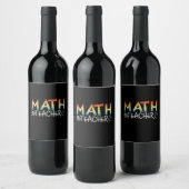 Étiquette Pour Bouteilles De Vin Math Teacher (Bouteilles)