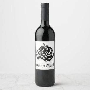 Étiquette Pour Bouteilles De Vin Mead d'Odin