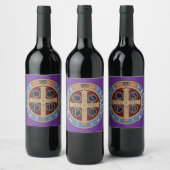 Étiquette Pour Bouteilles De Vin Médaille de saint Benoît (Bouteilles)