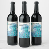 Étiquette Pour Bouteilles De Vin Méduse | Captivant Bouteille d'Artsy Grace (Bouteilles)