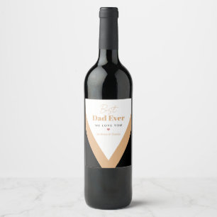 Étiquette Pour Bouteilles De Vin Meilleur papa