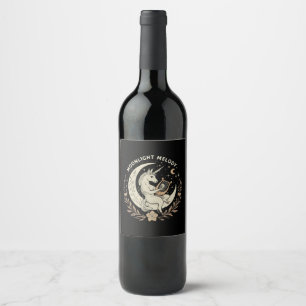 Étiquette Pour Bouteilles De Vin Mélodie Lune