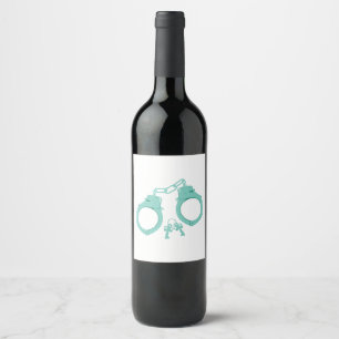 Étiquette Pour Bouteilles De Vin Menottes
