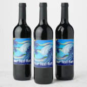 Étiquette Pour Bouteilles De Vin Mer Océan Grande Vague Eau (Bouteilles)