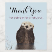 Étiquette Pour Bouteilles De Vin Merci d'être absolument fabuleux (Étiquettes simples)