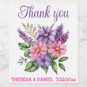 Étiquette Pour Bouteilles De Vin Merci winelabel est favorable (Étiquettes simples)