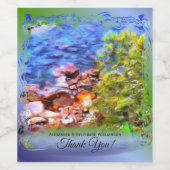 Étiquette Pour Bouteilles De Vin Merci Yelapa Pittoresque Path View 0819 (Étiquettes simples)