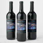 Étiquette Pour Bouteilles De Vin Mermaid Galaxy (Bouteilles)