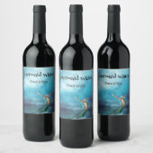 Étiquette Pour Bouteilles De Vin Mermaid Moon (Bouteilles)