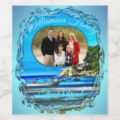 Étiquette Pour Bouteilles De Vin Mismaloya Family Merci 0346 (Étiquettes simples)