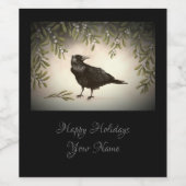 Étiquette Pour Bouteilles De Vin Mistletoe (Étiquettes simples)