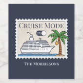Étiquette Pour Bouteilles De Vin Mode Croisière Sur Personnalisé (Étiquettes simples)