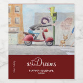 Étiquette Pour Bouteilles De Vin Modèle de bouteilles de vin (Étiquettes simples)