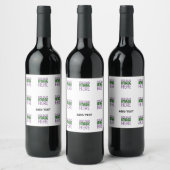 ÉTIQUETTE POUR BOUTEILLES DE VIN MODELE DE TEXTE D'IMAGE BLANC SIMPLE ÉDITABLE MODE (Bouteilles)