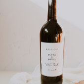 Étiquette Pour Bouteilles De Vin Modèle Étiquette de bouteilles de vin moderne