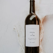 Étiquette Pour Bouteilles De Vin Modèle Étiquette de bouteilles de vin moderne