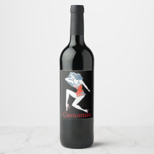 Étiquette Pour Bouteilles De Vin Modèle flamboyant Poster Thunder_Cove