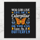 Étiquette Pour Bouteilles De Vin modèle-papillon (Étiquettes simples)