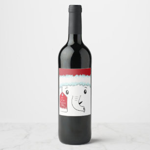 Étiquette Pour Bouteilles De Vin Mon Étiquette de vin cadeau Eléphant blanc