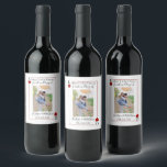 Étiquette Pour Bouteilles De Vin Monogramme Lecture Carte Mariage Photo Enregistrer<br><div class="desc">Célébrez dans le style avec ces mariage chic et très tendance,  à l'exception des étiquettes de la bouteille de date. Ce design est facile à personnaliser avec votre libellé d'événement spécial et vos invités seront ravis quand ils reçoivent ces fabuleux et uniques,  à l'exception des dates.</div>