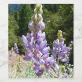 Étiquette Pour Bouteilles De Vin Mont Lupins (Étiquettes simples)