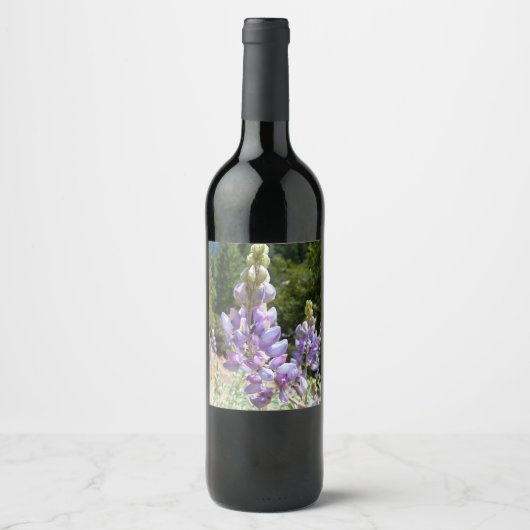 Étiquette Pour Bouteilles De Vin Mont Lupins (Devant)