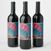 Étiquette Pour Bouteilles De Vin montgolfière (Bouteilles)