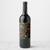 Étiquette Pour Bouteilles De Vin Motif Berries (Devant)